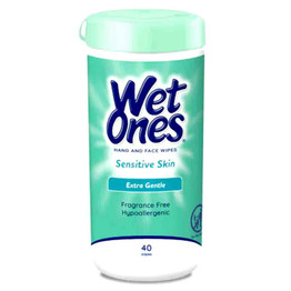 Wet Ones Hand And Face Wipes, 40 WIPES
