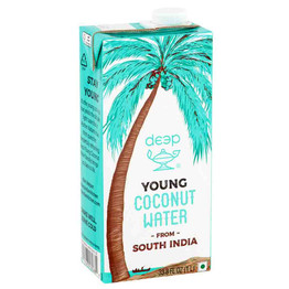 Deep Young Coconut Water 12 Pc Frozen, 1 LITER