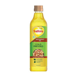 Saffola Cold Pressed Groundnut Oil, 1 Liter
