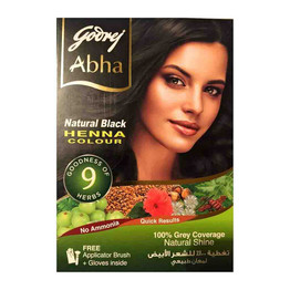 Godrej Abha Henna Natural Black, 60 Grams