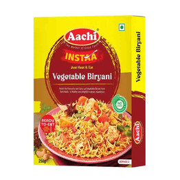 Aachi Vegetable Biryani (Just Heat & Eat), 250 Grams