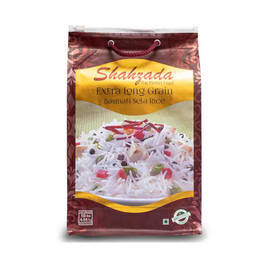 Shahzada Ex Long Basmati Sella Rice, 10 Lb