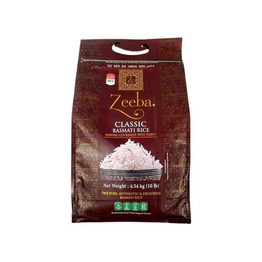 Zeeba Classic Basmati Rice, 10 Lb