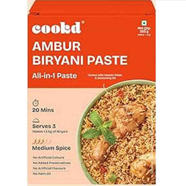 Cookd Ambur Biryani Paste, 255 Grams
