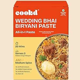 Cookd Wedding Bhai Biryani Paste, 255 Grams