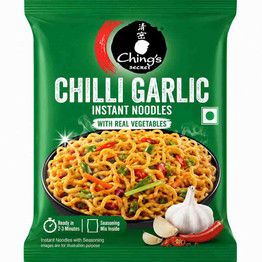 Chings Chilli Garlic Noodles Frozen, 250 Grams