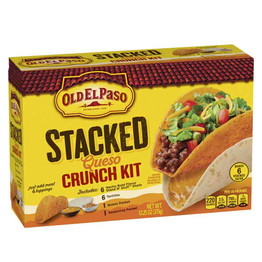 Old El Paso Stacked Queso Crunch Kit, 375 Grams