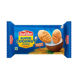 Sunder Super Coconut Cookies, 200 Grams