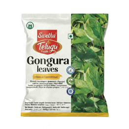 Telugu Gongura Leaves Frozen, 100 Grams