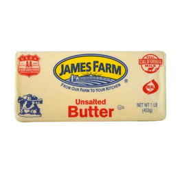 James Farm Unsalted Butter, 1 Lb
