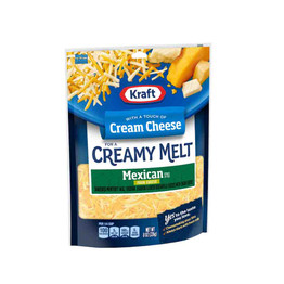 Kraft Creamy Melt Mexican  4 Cheese, 8 Oz