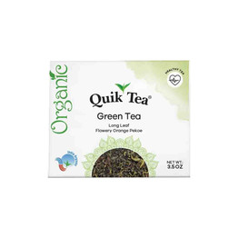 Quik Tea Green Tea Organic, 3.52 Oz
