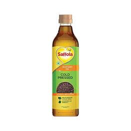 Saffola Cold Pressed Mustard Oil, 1 Ltr