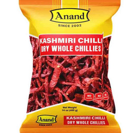 Anand Kashmiri Stemless Whole Chilli, 400 Grams