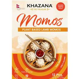 Khazana Momos Plant Based Lamb Frozen, 330 Grams
