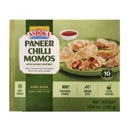 Ashoka Paneeer Chilli Momos Frozen, 10 PC