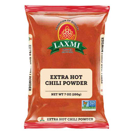 Laxmi Red Chilli Powder Xtra Hot, 7 Oz