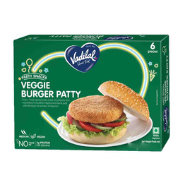 Vadilal Veggie Burger Patty Frozen, 1.08 Kg
