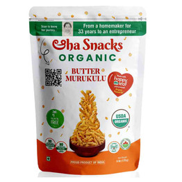 Aha Org Butter Murukulu, 170 Grams