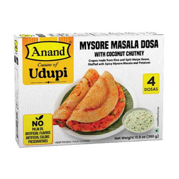 Anand Mysore Masala Dosa W Coco Chutney Frozen, 390 Grams