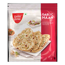 Kitchen Xpress Garlic Naan 12 Pc Frozen, 900 Grams