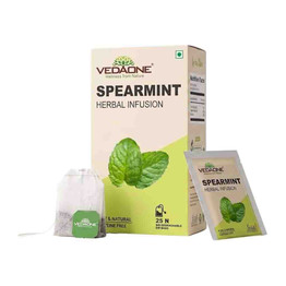 Vedaone Spearmint Herbal Tea Bags, 25 PCs