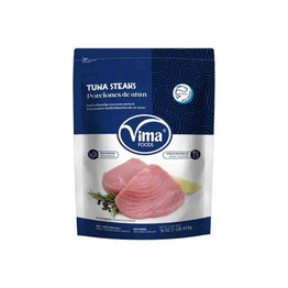 Vima Foods Tuna Steaks Frozen, 1 Lb