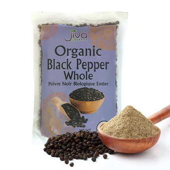 Jiva Organics Black Pepper Whole, 200 Grams