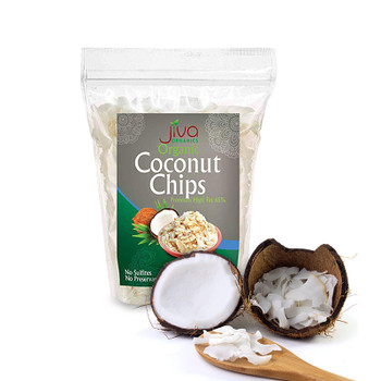 Jiva Organic's Coconut Chips, 340 Grams