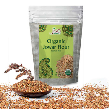 Jiva Organic's Jowar Flour (Sorghum Flour), 2 Lb