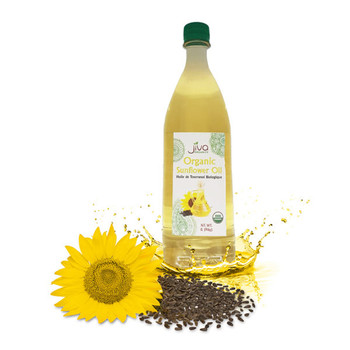 Jiva Organics Sunflower Oil, 1 Lit