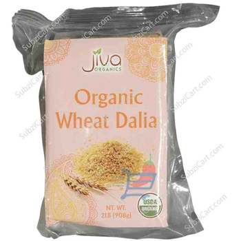 Jiva Organics Wheat Dalia, 2 LB