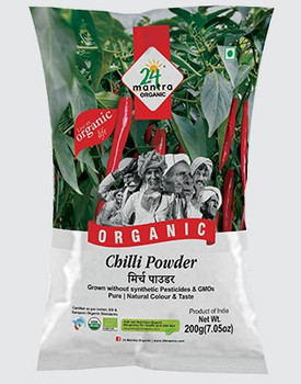 24 Mantra Chilli Powder, 200 Grams