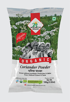 24 Mantra Coriander Powder, 200 Grams