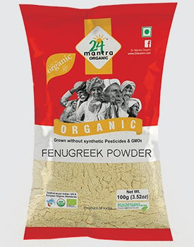 24 Mantra Fenugreek Powder, 100 Grams
