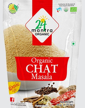 24 Mantra Chat Masala, 50 Grams