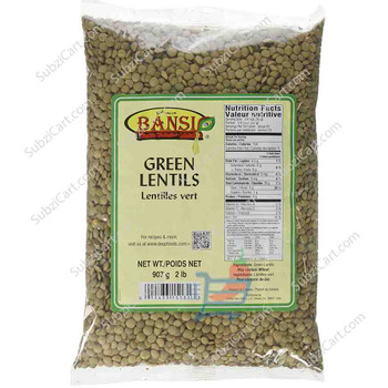 Bansi Green Lentils, 2 Lb