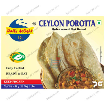 Daily Delight Ceylon Porotta, 454 Grams