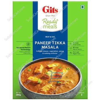 Gits Ready Meals Paneer Thikka Masala , 285 Grams