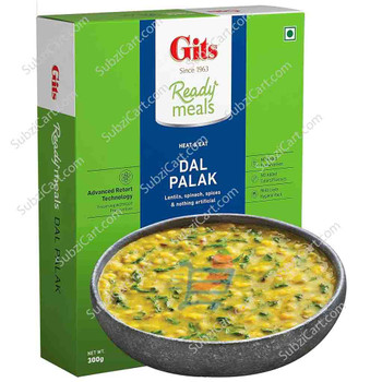 Gits Ready Meals Dal Palak , 300 Grams