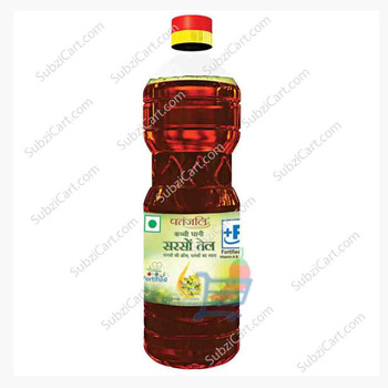 Patanjali Kachi Ghani Mustard Oil, 1 L