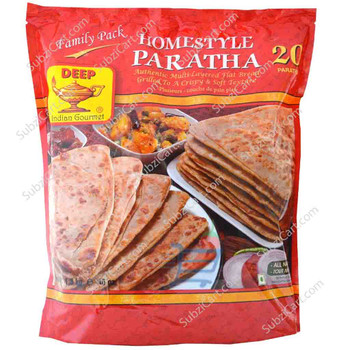 Deep Homestyle Paratha Family pack, 900 Grams