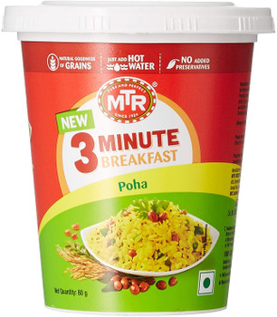 MTR Poha 3 Minute Breakfast, 160 Grams