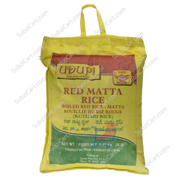 Udupi Red Matta Rice, 20 LB
