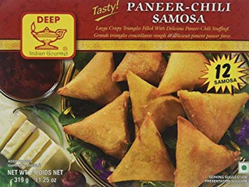 Deep Frozen Paneer Chili Samosa, 12 Pieces