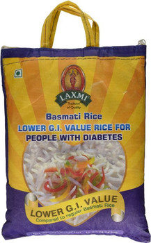 Laxmi Diabetic Lower GI Basmati Rice, 10 LB