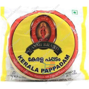 Laxmi Kerala Pappadam, 200 Grams