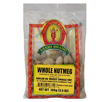 Laxmi Nutmeg Whole, 100 Grams