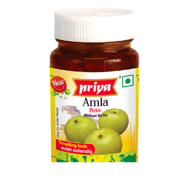 Priya Amla Pickle, 300 Grams
(Without Garlic)