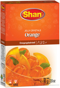 Shan Orange Jelly Crystals, 80 Grams